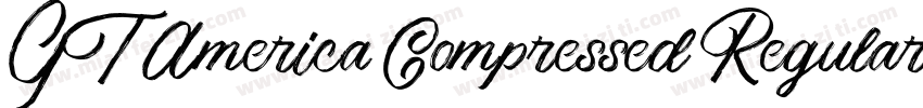 GT America Compressed Regular字体转换